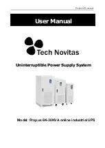 Preview for 1 page of Tech Novitas Propus PPS10KLR User Manual