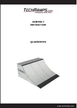 TECH RAMPS QUARTERPIPE Assembly Instruction Manual предпросмотр