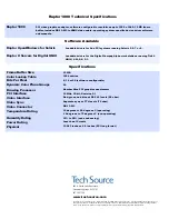 Предварительный просмотр 2 страницы Tech Source RAPTOR 1000 Brochure