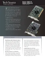 Tech Source Raptor 4000-LR Specification Sheet preview