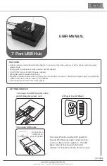 Tech Universe 7 Port USB Hub User Manual предпросмотр