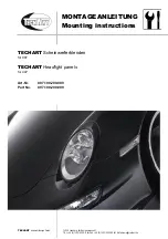 Techart 097.100.200.009 Mounting Instructions preview