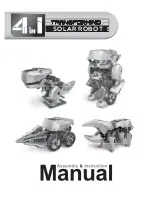 TechBrands solar robot Assembly & Instruction Manual предпросмотр