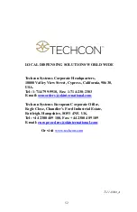 Предварительный просмотр 52 страницы TECHCON SYSTEMS TS9800 Series User Manual