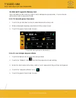 Preview for 24 page of TECHCON TS580D-MM User Manual