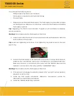 Preview for 17 page of TECHCON TS8200D Series User Manual