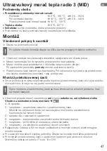 Preview for 47 page of techem Kamstrup MULTICAL 402 Operating Instructions Manual