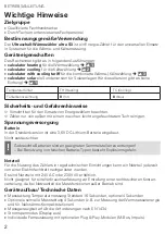 Preview for 2 page of techem ultra S3 Operating Instructions Manual