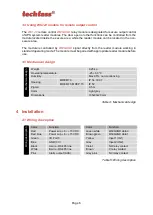 Preview for 6 page of TECHFASS 53473000 User Manual