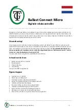 Preview for 6 page of TechGrow Ballast Basic Micro User Manual