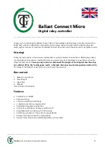 Preview for 12 page of TechGrow Ballast Basic Micro User Manual