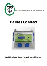 TechGrow Ballast Connect User Manual preview