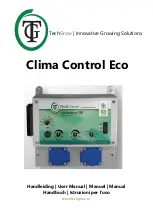 TechGrow Clima Eco User Manual preview