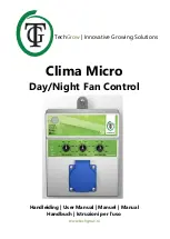 Preview for 1 page of TechGrow Clima Micro Day/Night Fan Control User Manual