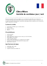 Preview for 8 page of TechGrow Clima Micro Day/Night Fan Control User Manual