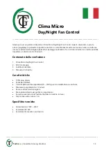 Preview for 14 page of TechGrow Clima Micro Day/Night Fan Control User Manual