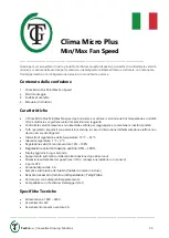 Preview for 25 page of TechGrow Clima Micro Plus Min/Max Fan Speed User Manual