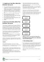 Preview for 10 page of TechGrow Clima Micro Plus Minimum Fan Speed User Manual