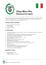 Preview for 25 page of TechGrow Clima Micro Plus Minimum Fan Speed User Manual