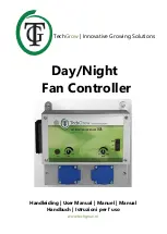 Preview for 1 page of TechGrow Day/Night Fan Controller User Manual