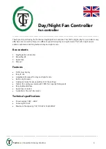 Preview for 6 page of TechGrow Day/Night Fan Controller User Manual