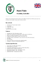 Preview for 8 page of TechGrow Humi Twin User Manual