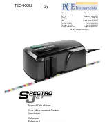 Preview for 1 page of Techkon Spectro Jet Manual