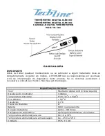 Предварительный просмотр 1 страницы TechLine TS-101 User Manual