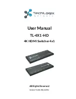 Preview for 1 page of TechLogix Network TL-4X1-HD User Manual