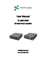 TechLogix Network TL-A8O-50W User Manual preview