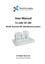 TechLogix Network TL-CAV-01-HD User Manual preview