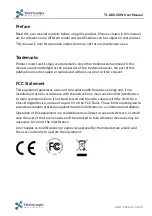 Preview for 2 page of TechLogix Networx TL-A80-20W User Manual