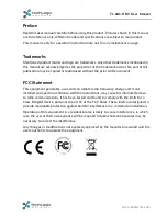 Preview for 2 page of Techlogix TL-6X1-HDV User Manual