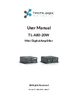 Preview for 1 page of Techlogix TL-A80-20W User Manual