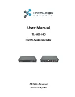 Preview for 1 page of Techlogix TL-AD-HD User Manual