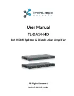 Предварительный просмотр 1 страницы Techlogix TL-DA14-HD User Manual