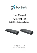 Предварительный просмотр 1 страницы Techlogix TL-SM3X1-HD User Manual