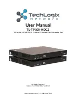 Techlogix TL-TP100-HDC2 User Manual preview