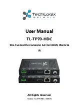 Techlogix TL-TP70-HDC User Manual preview