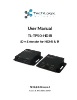 Preview for 1 page of Techlogix TTL-TP50-HDIR User Manual