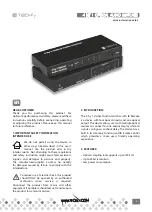 Preview for 3 page of Techly 4 by 1 Optical Audio Switcher Quick Installation Manual