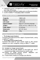 Предварительный просмотр 2 страницы Techly I-CHARGE-10000 Manual