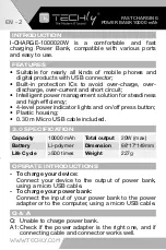 Preview for 2 page of Techly I-CHARGE-1000020W Manual