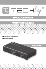 Techly IDATA HDMI-21 User Manual предпросмотр