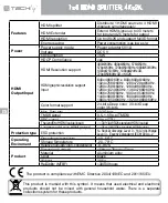 Preview for 6 page of Techly IDATA HDMI-4K4 User Manual