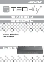 Techly IDATA HDMI-4SP User Manual preview