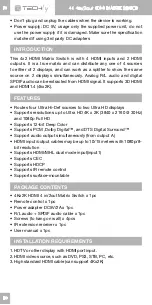 Preview for 10 page of Techly IDATA HDMI-MX42 User Manual