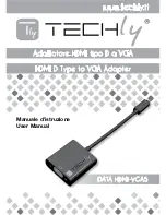 Techly IDATA HDMI-VGA5 User Manual preview