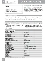 Preview for 2 page of Techly IDATA HDMI-VGA5 User Manual