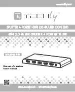 Techly IDATA HDMI2-4K4E User Manual preview